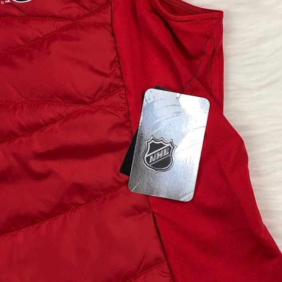 NHL Ottawa Senators Full Zip Puffer Vest Women's Size XL NWT, Pockets - Picture 7 of 8